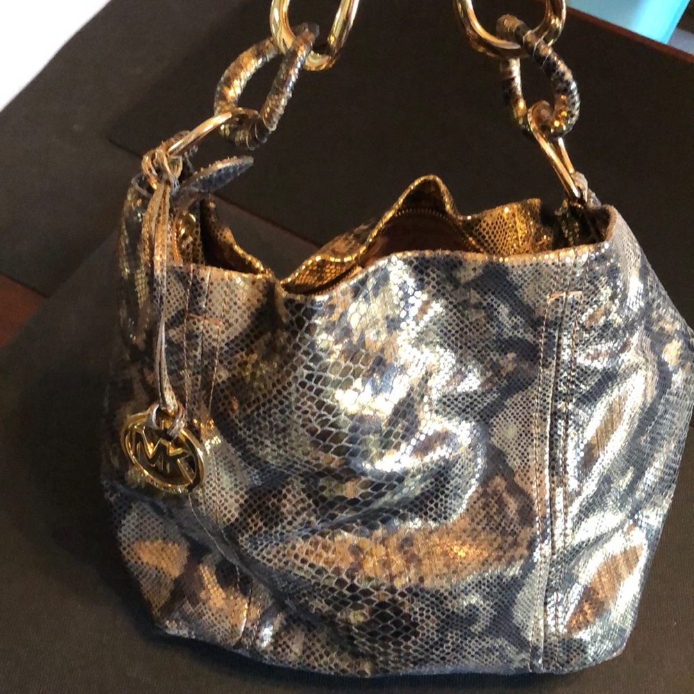 Michael Kors Python 🐍 shoulder bag⭐️ Make offer!!